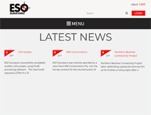 Tablet Screenshot of esosurveyors.com.au